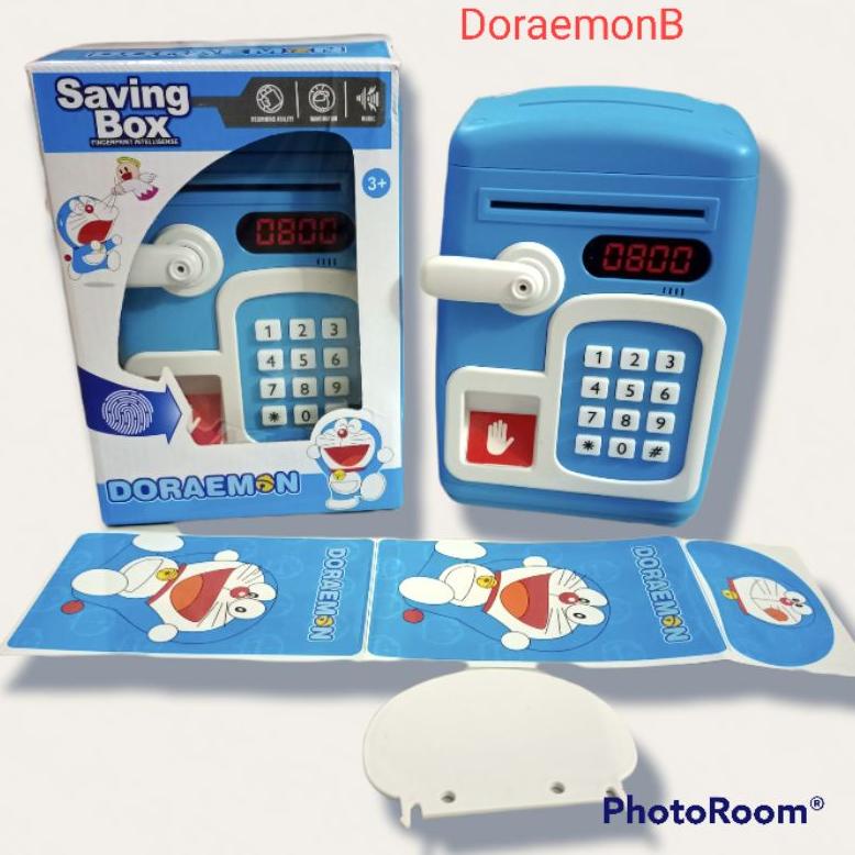 Celengan Atm Bank Lol Sensor Fingerprint Mainan Bank Sensor Jari Money Save Box Mainan Lucu