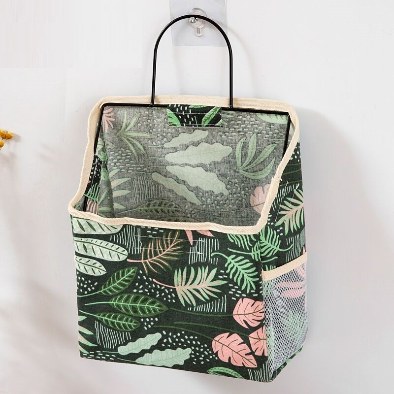 DESKTOP STORAGE BOX CANVAS HANGING BAG / TAS PENYIMPANAN GANTUNG SERBAGUNA