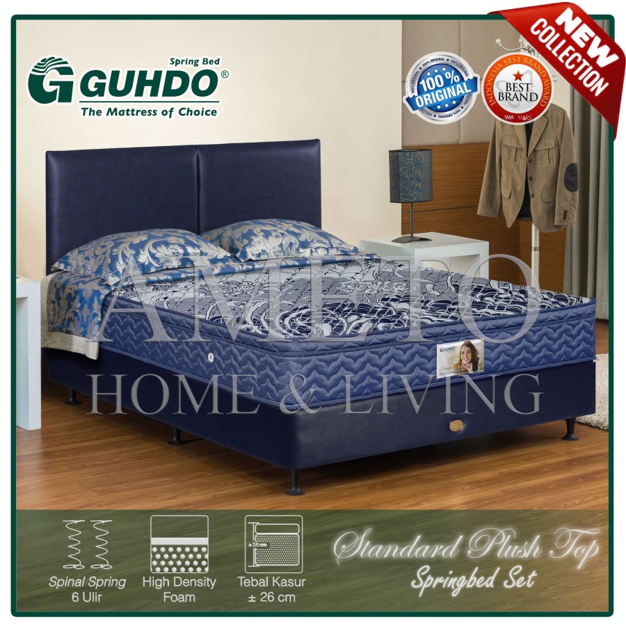 Guhdo Springbed Standard Plush Top 120x200 Atlantic Style Full Set