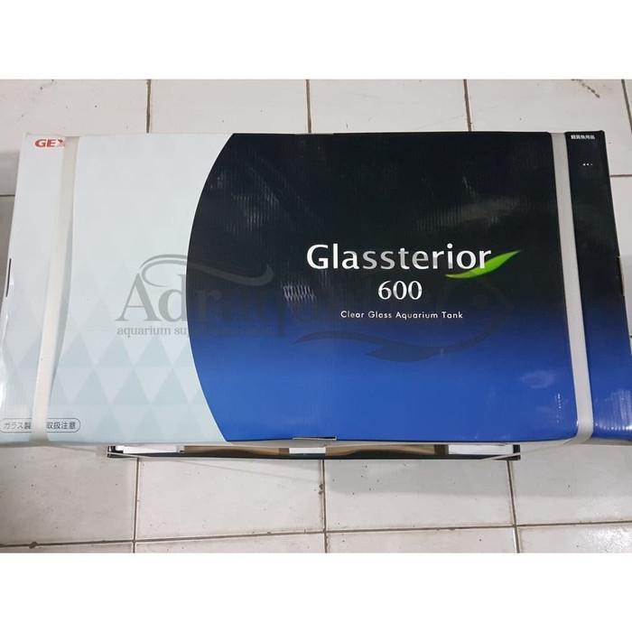 (Hanya GO-JEK/GRAB) AQUARIUM GEX GLASSTERIOR 600 UK. 60X30X40 CM murah/bagus/berkualitas