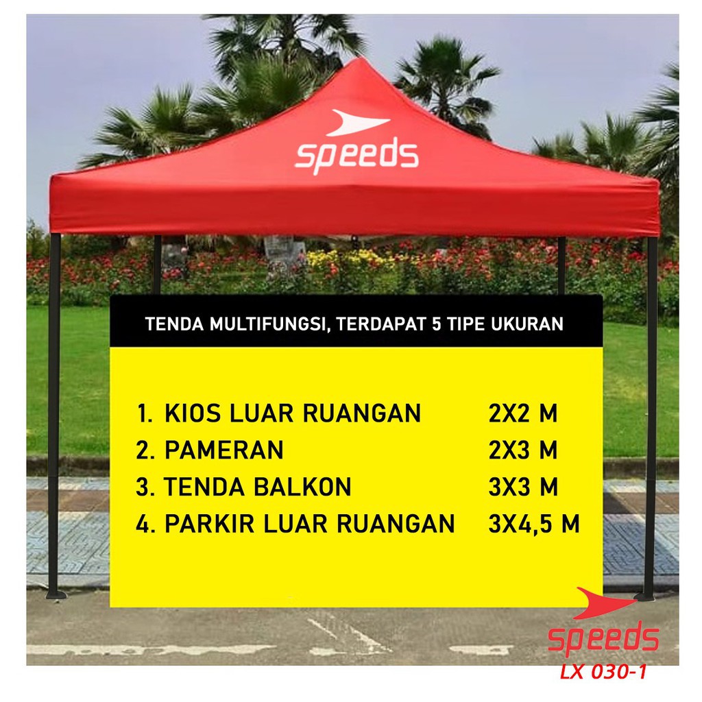Tenda Jualan Lipat 3x3, 2x2, 2,5x2,5 Tenda Kendaraan Tenda Bazar Otomatis 0301A