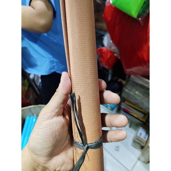 

(isi 10 lembar) Kertas sampul Kopi Panjang Coklat 90cm x 120cm