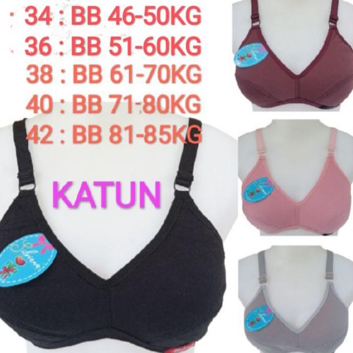 Miniset BH Bra Sport Bra Remaja ABG Ukuran 32-36 Tanpa Busa Cocok Untuk  Sehari-Hari