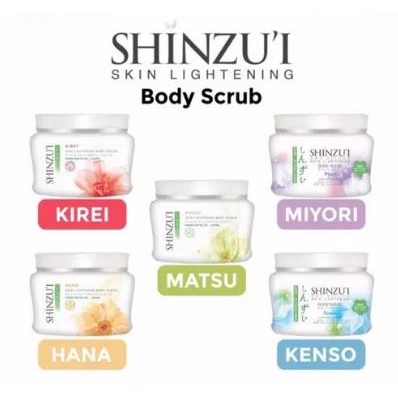 ^ KYRA ^ Shinzui Body Scrub Lightening Kirei Matsu Myori Sakura Sinzui Shinsui Sinsui