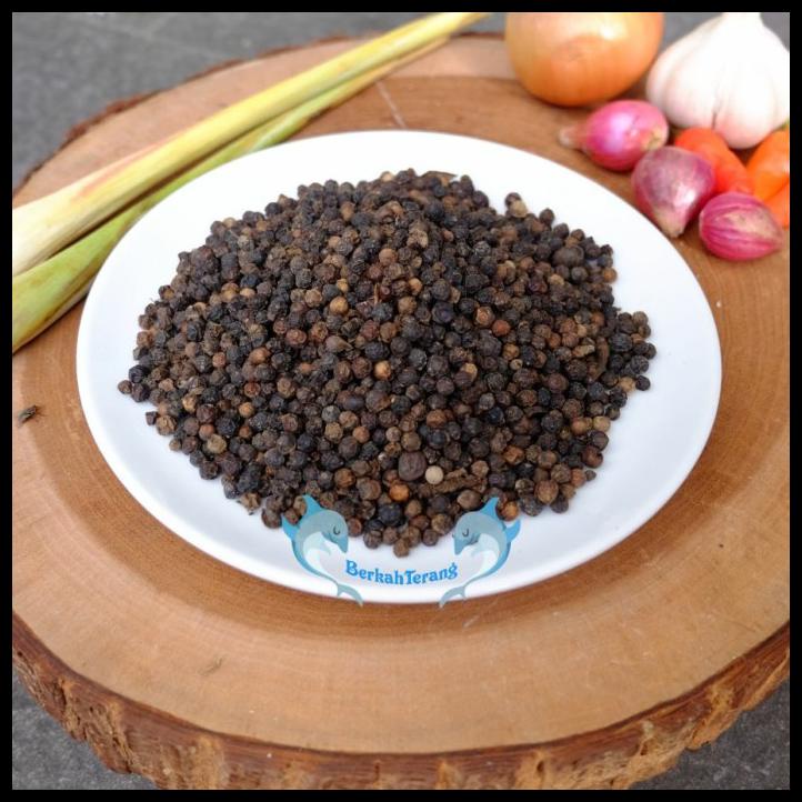 

Biji Lada Hitam Asli Super 500Gr Grade A Merica Utuh Alami - 500 Gr
