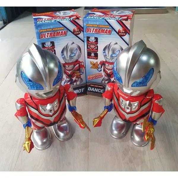 New Arrival MAINAN ANAK ROBOT ULTRAMAN DANCE DANCING MUSIK ROBOT SMART SUPERHERO Low Price!