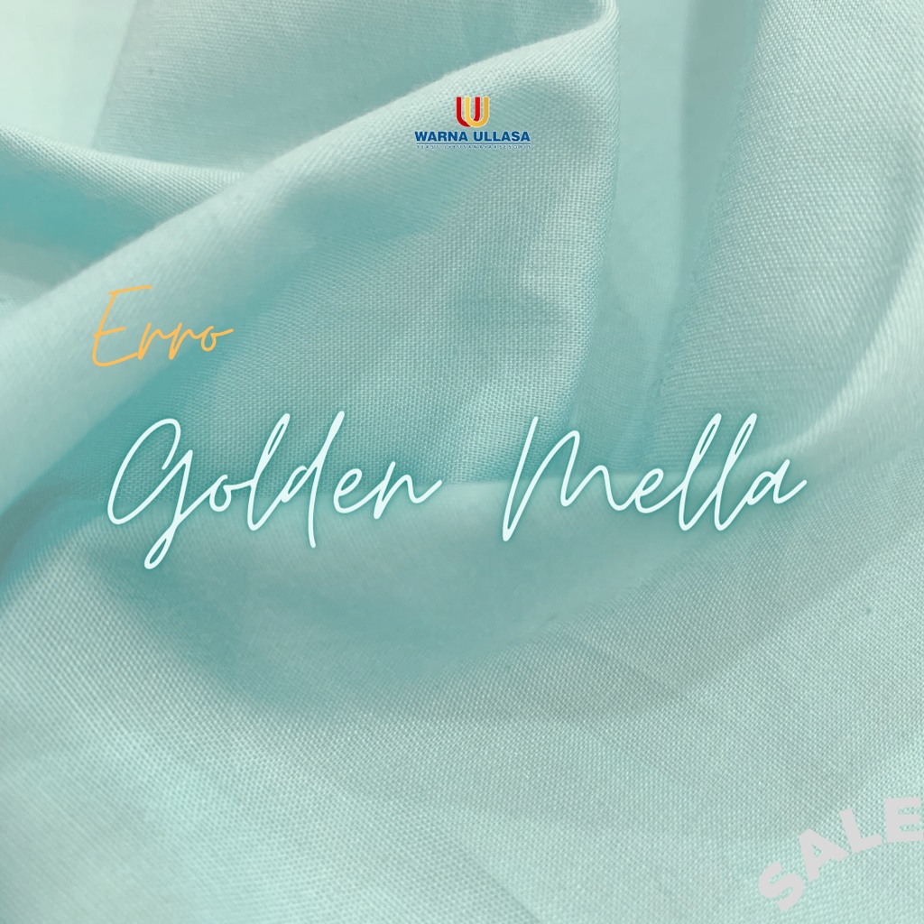 ERRO GOLDEN MELLA PURING FURING MASKER KAIN SERAGAM KATUN