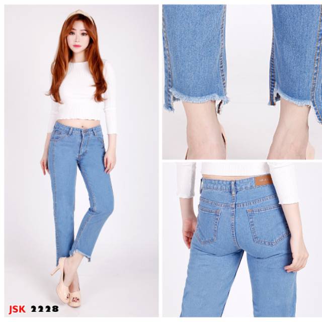 Celana panjang Boyfriend jeans panjang JSK jeans