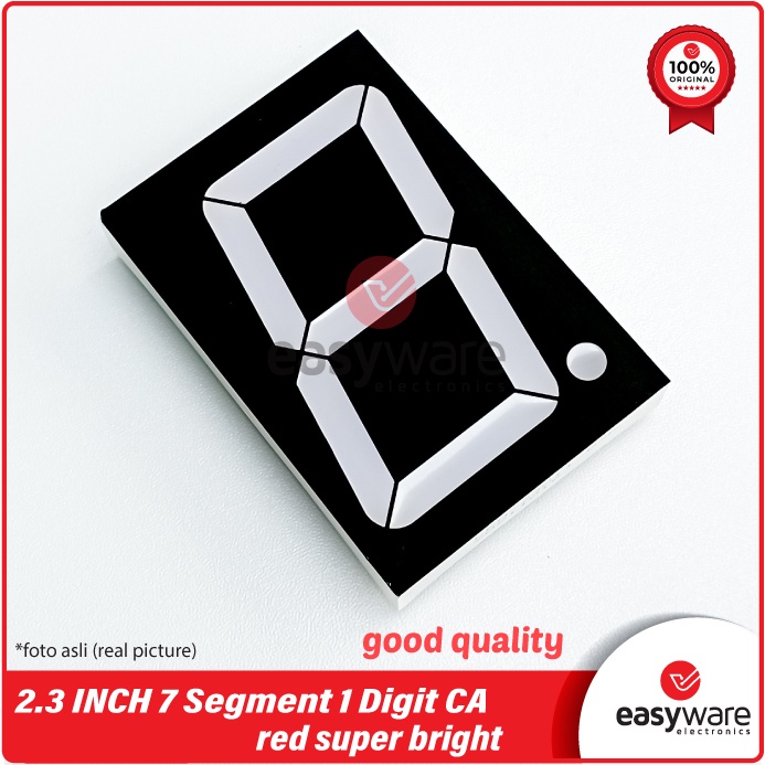 7 Segment 2.3 INCH CA Super Bright KEM Original LED SEVEN SEGMENT