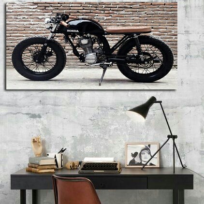 Poster Hiasan dinding Walldecor Dinding Motor Honda