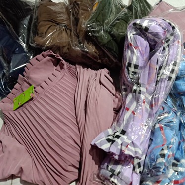 V256-6 Rok Plisket Mayung Wanita Gabriella Motif Burberry Murah