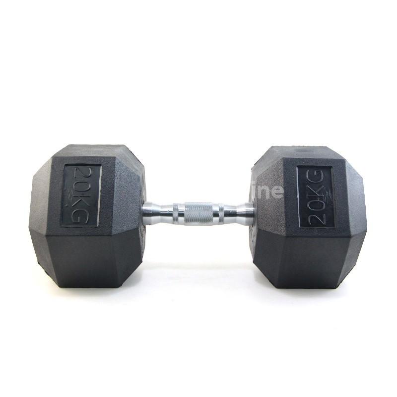 PROMO !!! BISA BAYAR DI TEMPAT DUMBELL HEXAGONAL 20 KG F255 COCOK UNTUK GYM ATAU OLAHRAGA DI RUMAH - TEKNO KITA