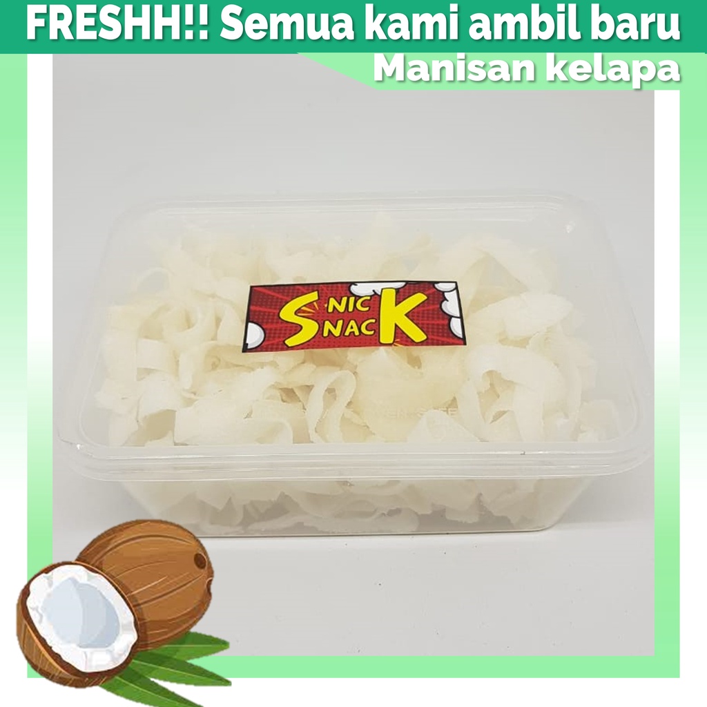 

Cemilan Kelapa Muda Manisan Kelapa kering