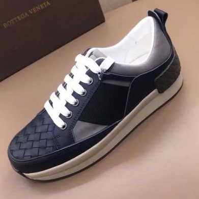 sepatu sneaker anyaman kulit bove lv pria mirror vip shoes men run away top Brand P1SHOES new styles blue navy