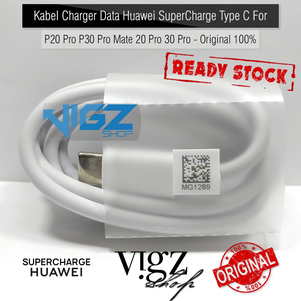 Kabel Charger Data Nova 5T Huawei P20 Pro Mate 30 Pro Mate 20 Pro 30 Pro SuperCharge 5A Original 100%