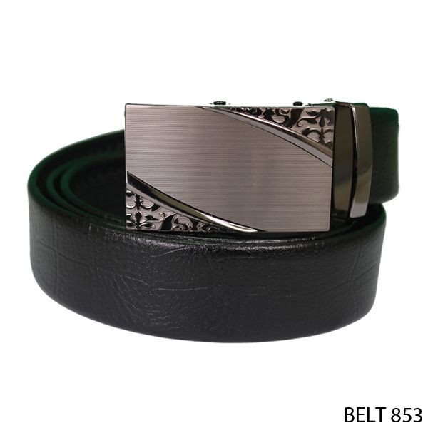 Ikat Pinggang Pria Casual Semi Kulit Hitam – BELT 853