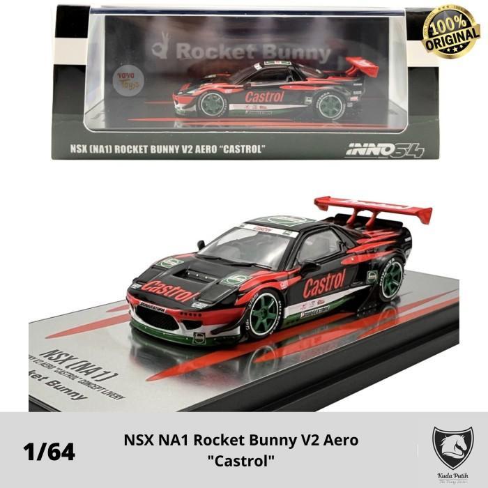 Inno 1/64 Honda Nsx Na1 Rocket Bunny V2 Aero Castrol Inno64 By Eastern