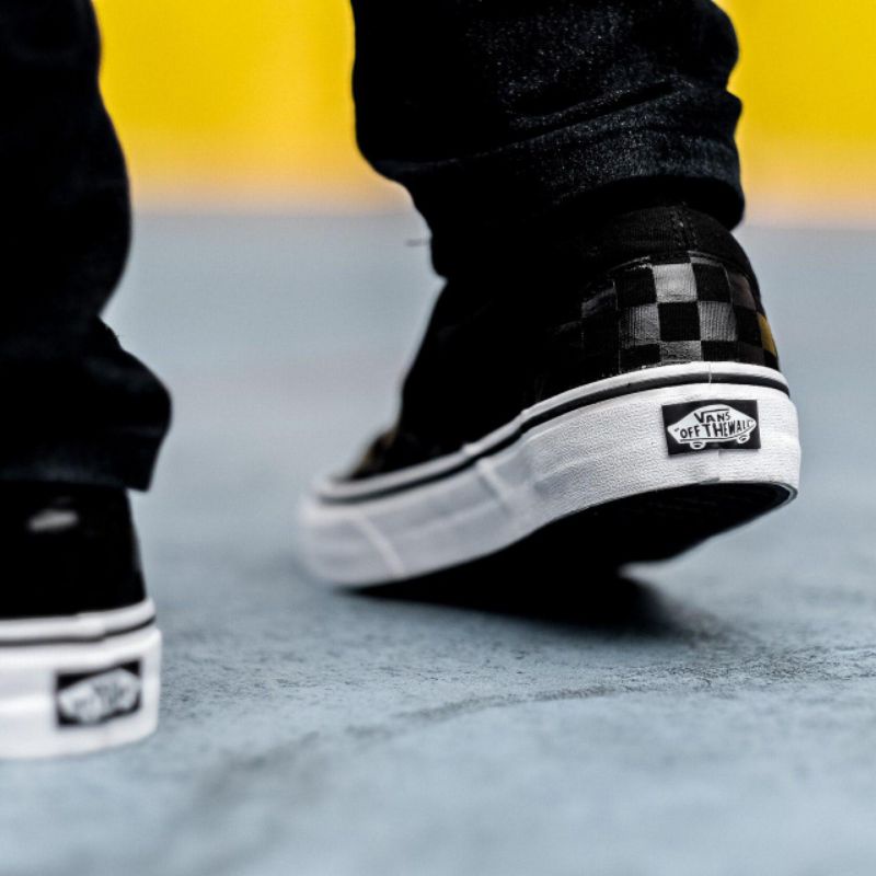 Vans slip on checkerboard black/black