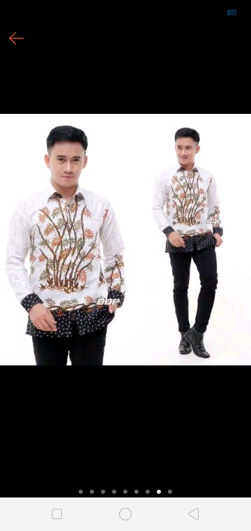 Ramabatik - (cod) Batik Couple Tunik Kemeja Terlaris Ready Seragam