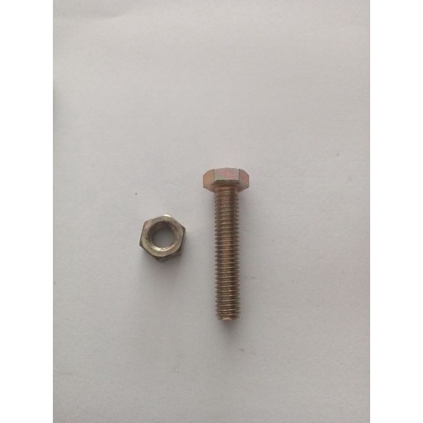Mur Baut Kuning M6 x 30 Panjang 3 Cm