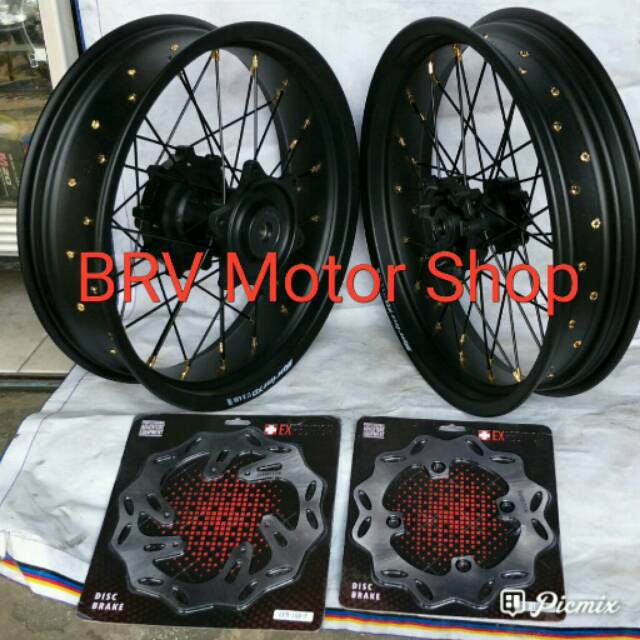 Velg Honda Crf 150- Paketan Velg Honda Crf 150.  300-350+17 Dan 300-250-17