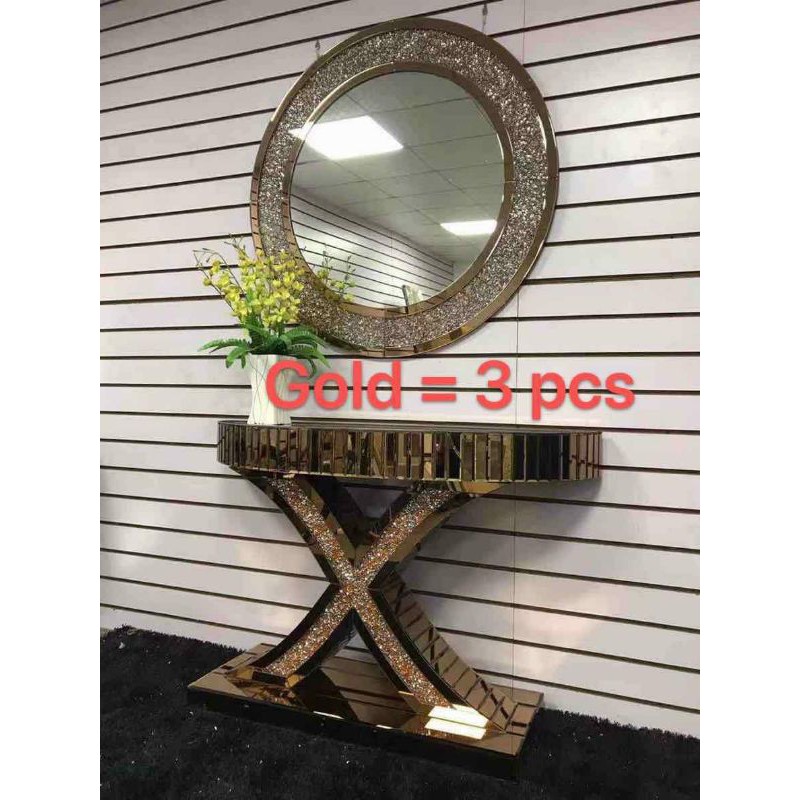 Cermin Dinding Ruang Tamu Gold