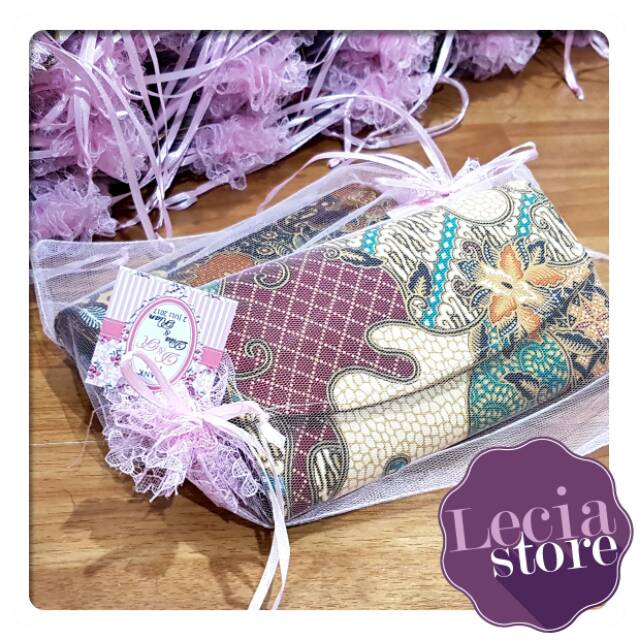 Souvenir Pernikahan Dompet Batik Besar Terbaru Termurah