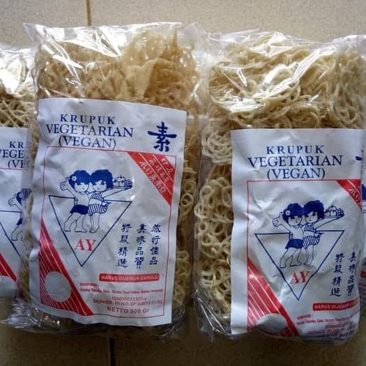 

Vs201Vv Kerupuk / Krupuk Ay Keriting (Putih) Mentah Vegetarian & Vegan Dscscv