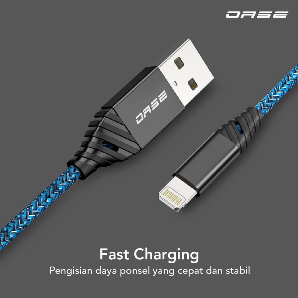 Kabel Data OASE SM1 Cable Casan Charging Quick Charge Original Murah Garansi Resmi OPPO