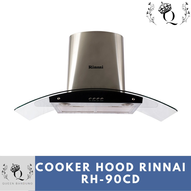 Cooker Hood Rinnai RH-90CD Alat Elektronik Penghisap Asap Dapur