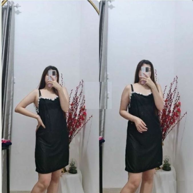 Baju Tidur Daster Wanita Murah SW068BK Hitam