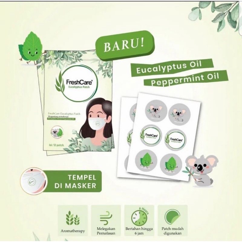 Freshcare Eucalyptus Patch ( isi 12 ) - Fresh Care Sticker Masker