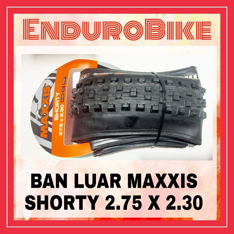 BAN LUAR SEPEDA TIRE MTB KEVLAR MAXXIS SHORTY 2.75 × 2.30  275 230 ENDUROBIKE