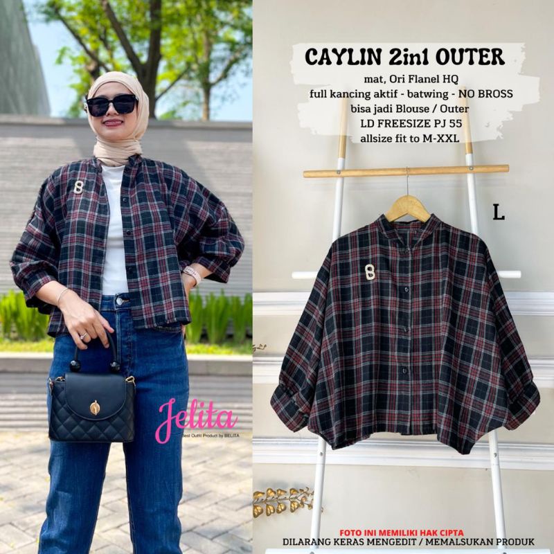 CAYLIN 2IN1 OUTER / OUTER BATWING FULL KANCING AKTIF