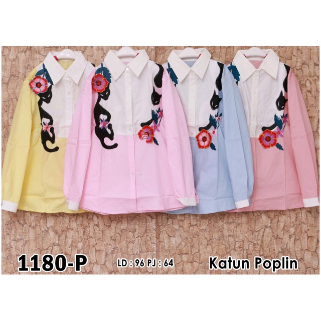 Atasan nagita kemeja salur nagita