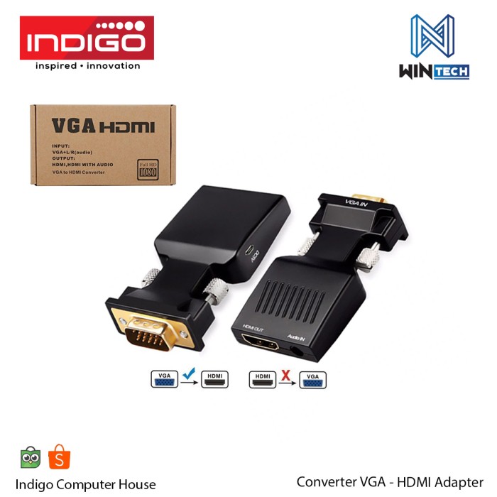 Converter VGA - HDMI Adapter / VGA To HDMI Converter