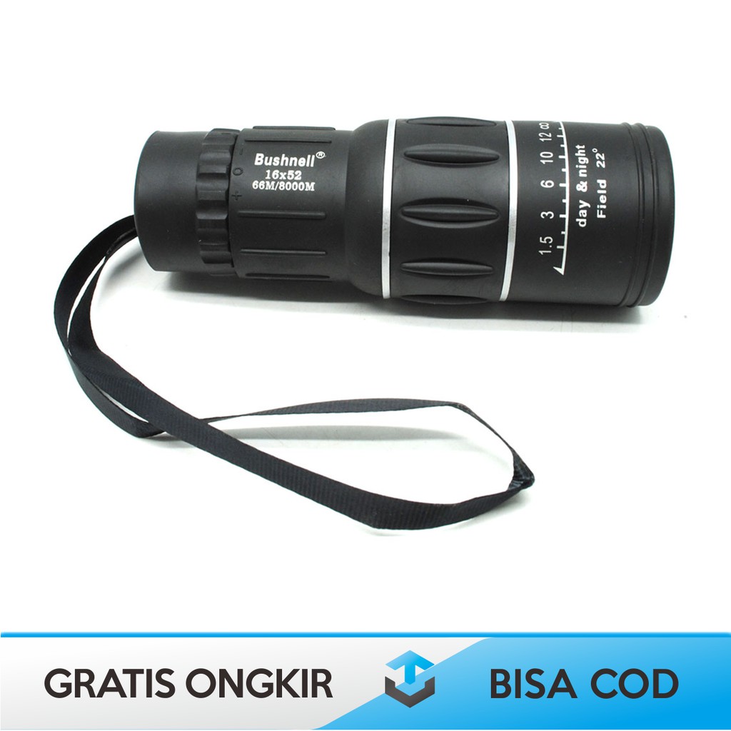 TEROPONG MONOCULAR JARAK JAUH MALAM 66M 8000M TAFFSPORT ORIGINAL - MONOCULAR TELESKOP JARAK JAUH