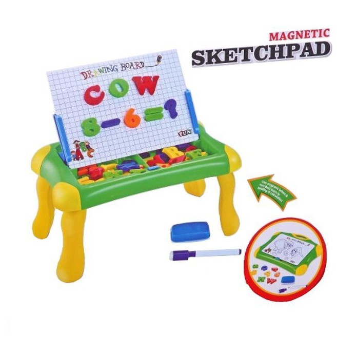 

Mainan Anak Papan Tulis Magnet Magnetic Sketchpad Board 2 in 1 Edukasi