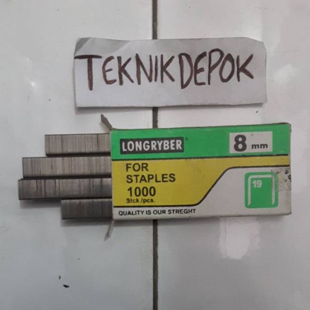 

isi steples 8 mm isi jetrekan refill staples isi steples taiwan long ryber DSIKON7