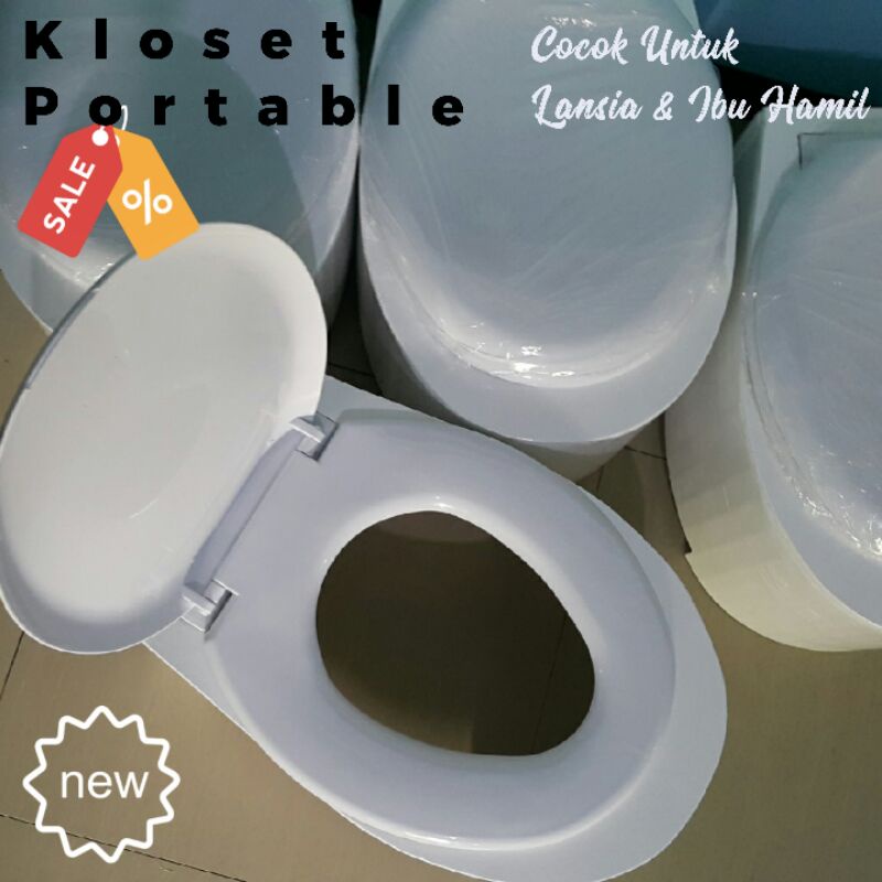 WC Portable | Kloset Seat | Kursi BAB | Commode Chair Untuk Lansia , Strouke & Ibu Hamil