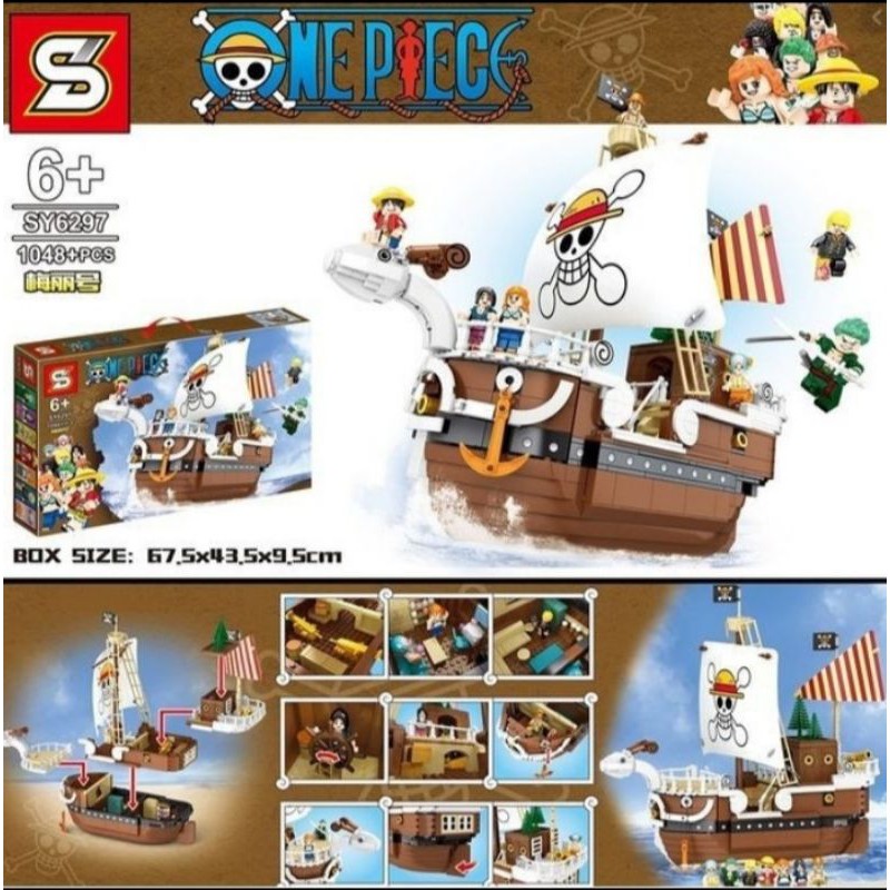 Brick SY 6297 - One Piece Going Merry Pirate Ship