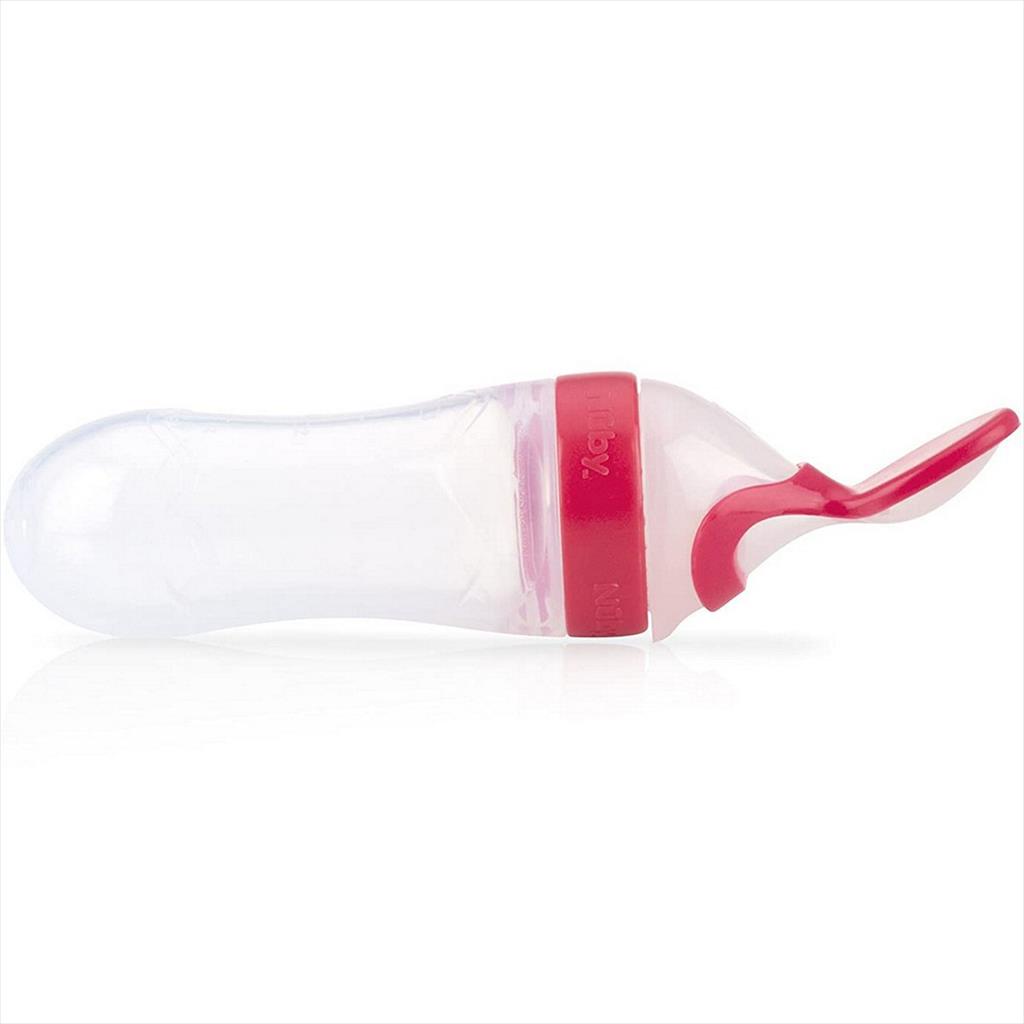 NUBY Silicone Squeeze Feeder 90ml Pink 90 ml