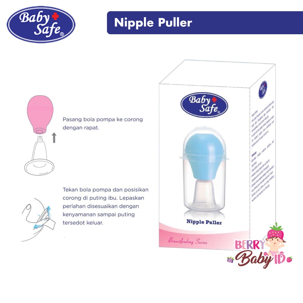 Baby Safe Nipple Puller Penarik Puting Perlengkapan Ibu Menyusui Berry Mart