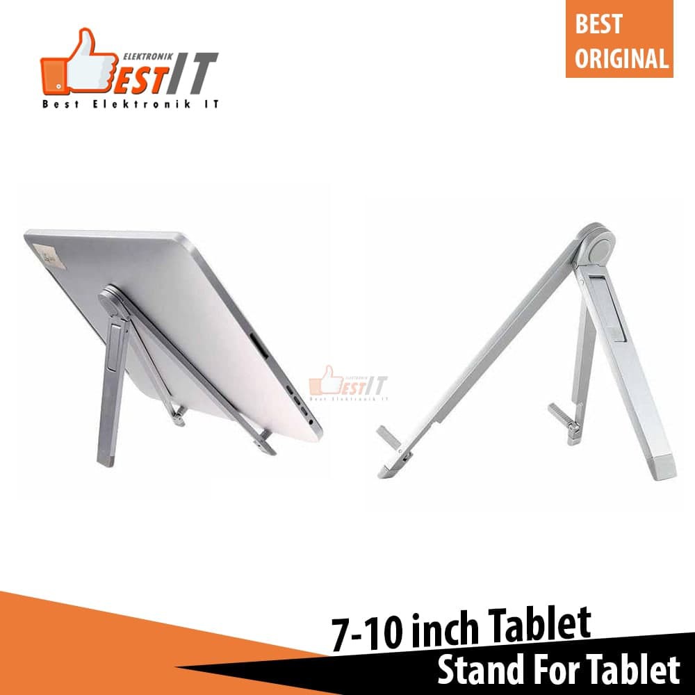 Stand iPad Tab/ Tablet Holder Tripod 7-10inch Universal Stand for iPad, Tablet (Metal) Desk Mount