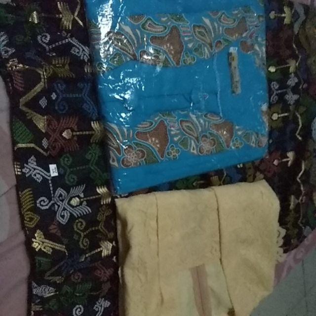 Blus Dan Dress Sarimbit Batik Couple Family Nadine Kerang