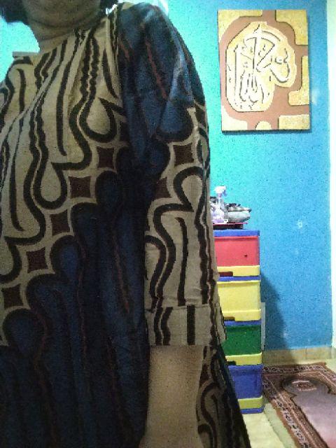 Couple Alana Kemeja Pria Dan Dress Wanita Batik Katun Exclusive Premium