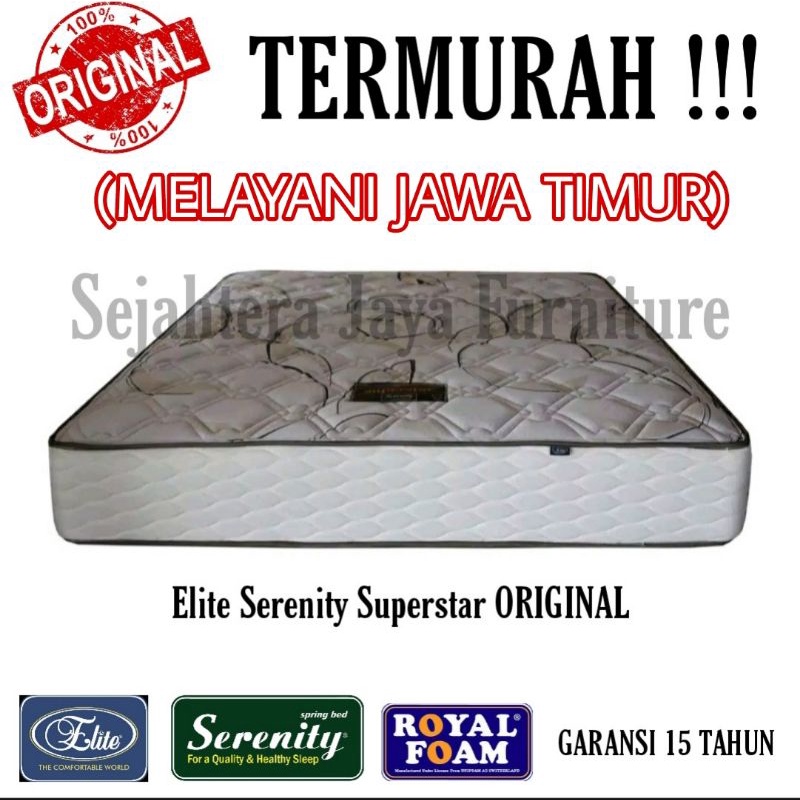 Kasur Springbed Elite Serenity Superstar 90x200 - Kasur Saja