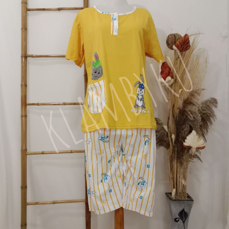 BAJU TIDUR DEWASA LENGAN PENDEK CELANA PENDEK STANDAR DEWASA BAHAN KAOS TEBAL DAN HALUS BY SIELIE PR