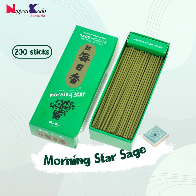 Dupa/Hio Stick Jepang Wangi Aromaterapi Morning Star Sage 200 sticks