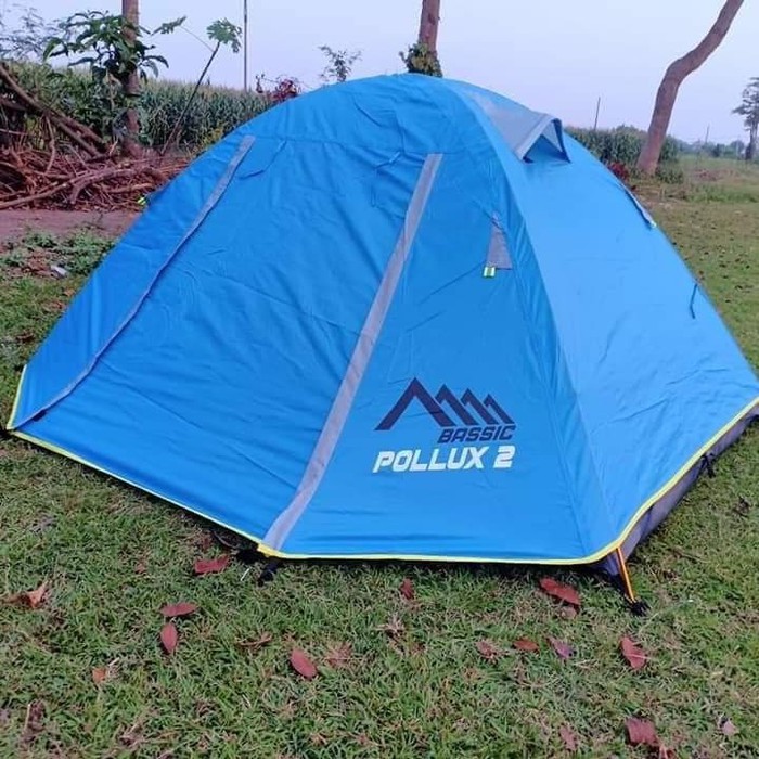 Tenda Camping Bassic Pollux 2p Frame Alloy + Free Footprint//Tenda Kapasitas 2-3orang